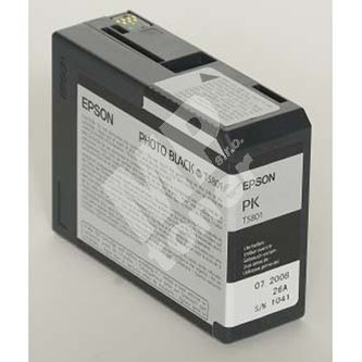 Cartridge Epson C13T580100, black, originál 1