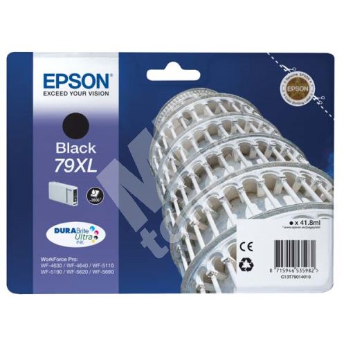 Cartridge Epson C13T79014010, 79XL, black, originál 1