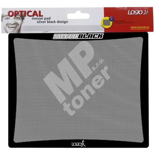 Podložky pod myš SilverBlack, černá, LOGO, pro optické 1