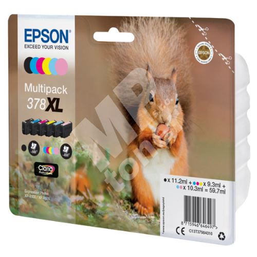 Inkoustová cartridge Epson C13T37984010, XP-8500, color, 378XL, originál 1