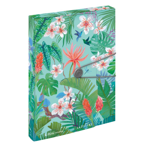 Box na spisy Herlitz A4, 4cm, Ladylike, Jungle