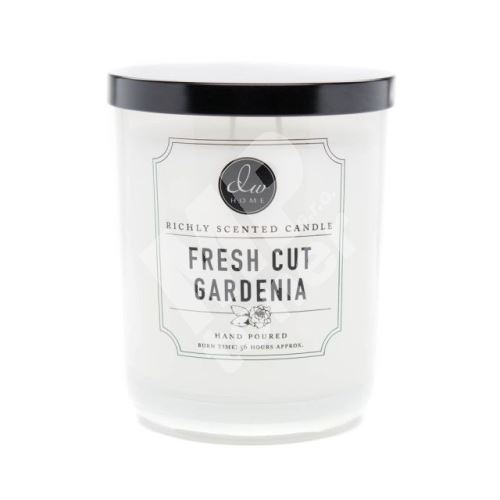 DW Home Vonná svíčka ve skle Svěží gardénie - Fresh Cut Gardenia, 15oz 1