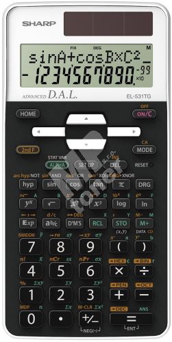 Kalkulačka Sharp EL-531TGWH, bílá 1