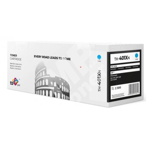 TB toner kompatibilní s HP CF401X, TH-401XN CY new 1