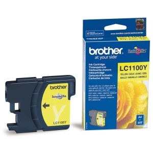 Inkoustová cartridge Brother DCP-6690CW, MFC-6490CW, LC-1100Y, žlutá, originál