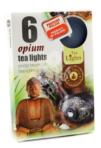Tea Lights Opium s vůní opia vonné čajové svíčky 6 kusů 1