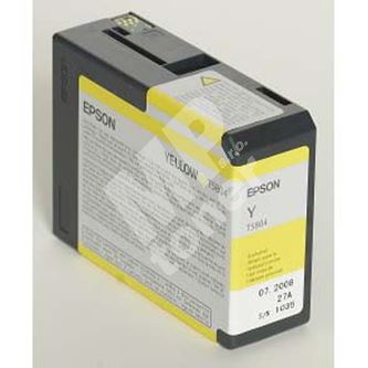 Cartridge Epson C13T580400, yellow, originál 1