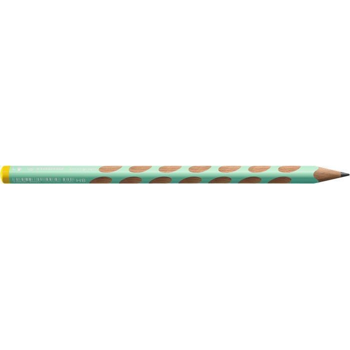 Grafitová tužka Stabilo Easygraph, pastelová zelená, trojhranná, pro leváky, HB