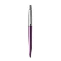 Kuličkové pero Parker Royal Jotter, modrá, 0,7 mm, fialové tělo, stříbrný klip Kuličkové pero Parker Royal Jotter, modrá, 0,7 mm, fialové tělo, stříbrný klip