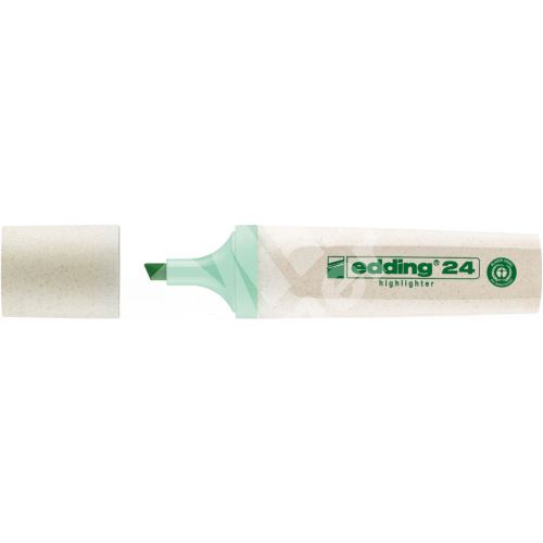 Zvýrazňovač Edding 24 EcoLine, pastelově zelená 1