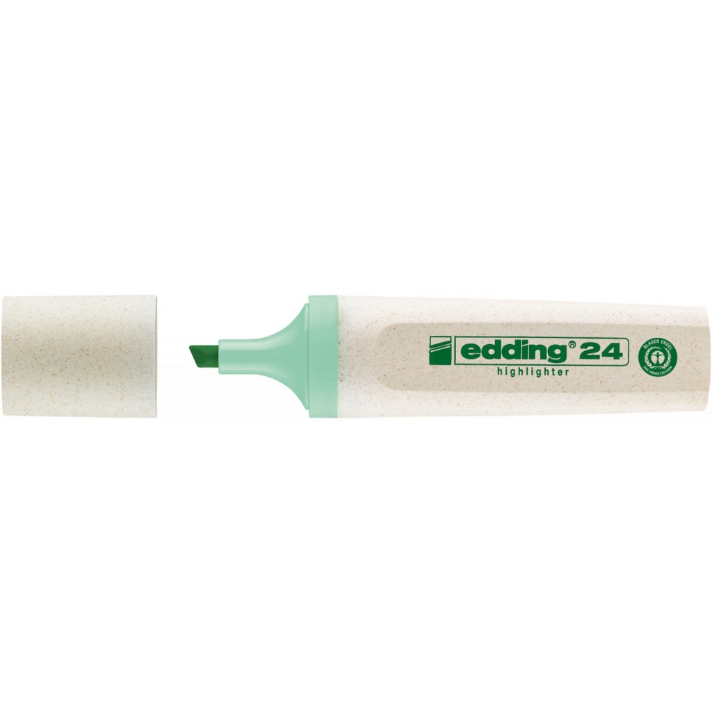 Zvýrazňovač Edding 24 EcoLine, pastelově zelená