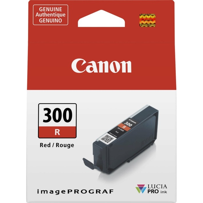 Inkoustová cartridge Canon PFI-300R, iPF-300, red, 4199C001, originál