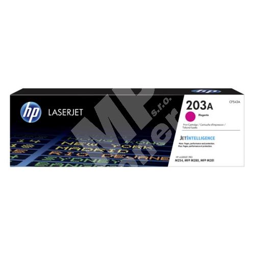 Toner HP CF543A, magenta, 203A, originál 1