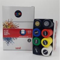 Akrylový popisovače Uni Posca PC-17K, sada, 8 barev