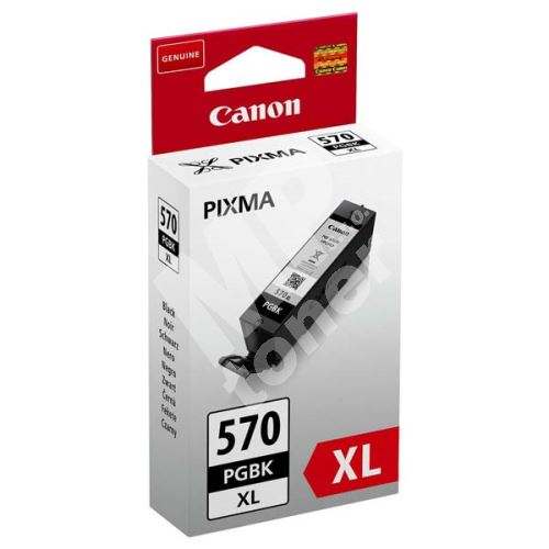 Cartridge Canon PGI-570PGBK XL, 0318C001, black, originál 2