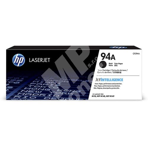 Toner HP CF294A, black, 94A, originál 1