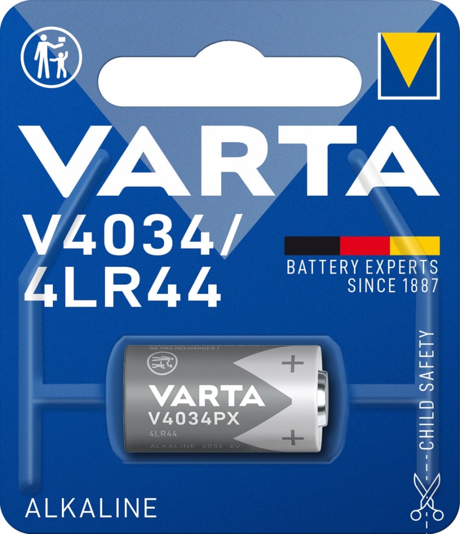 Baterie Varta V4034PX, 4LR44, 6V