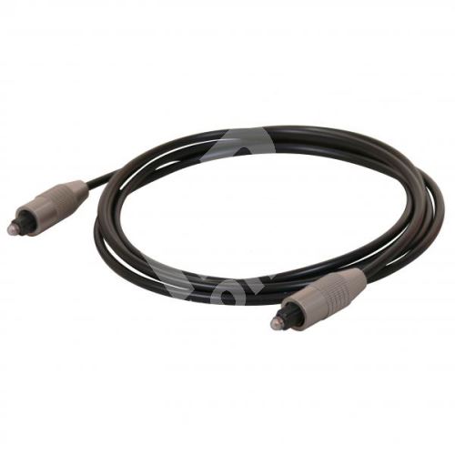 Audio kabel Toslink 2m, černý, toslink 1