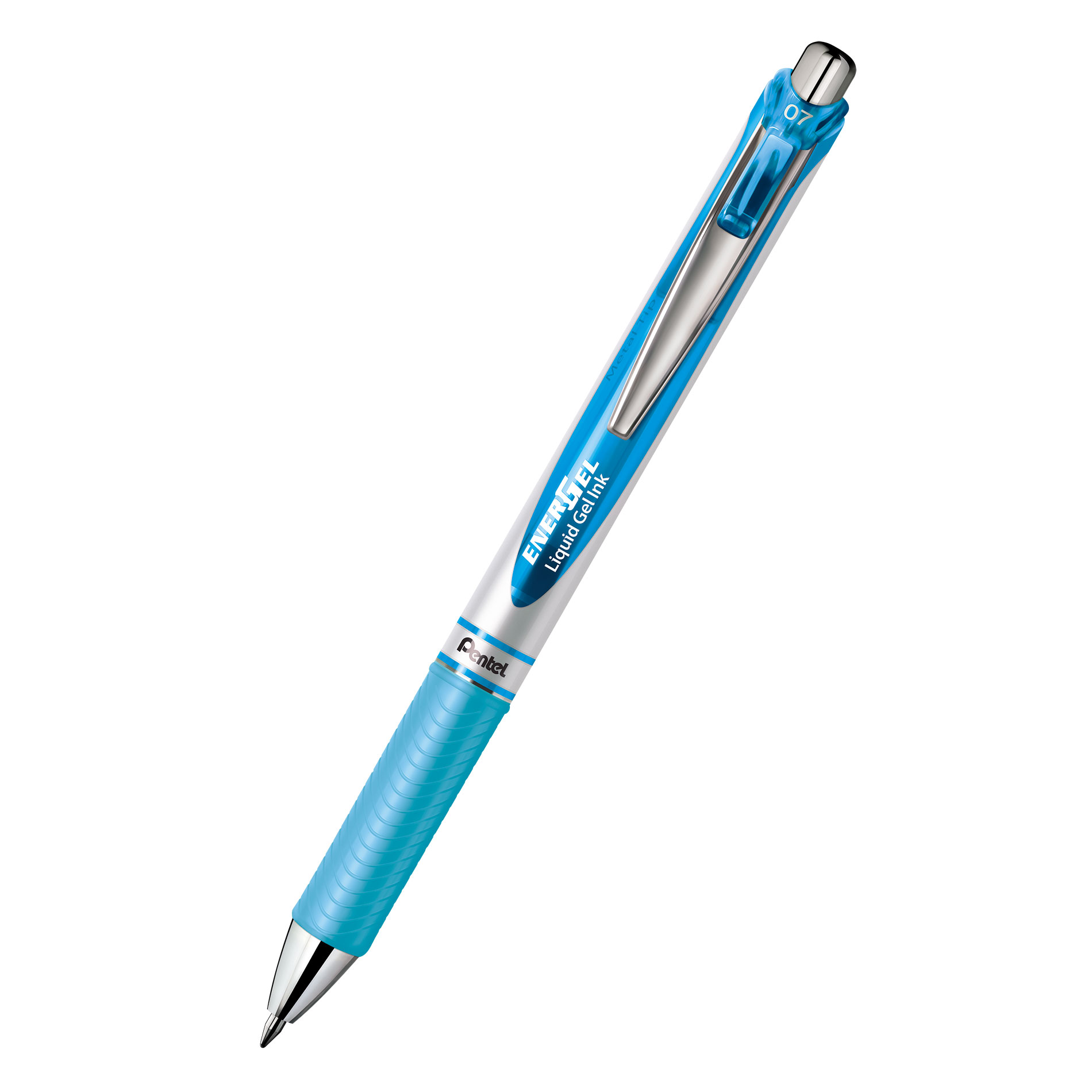 Kuličkové pero Pentel EnerGel BL77, 0,7mm, světle modré
