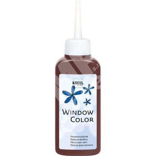 Barva na sklo Kreul Window Color, Dark Brown, 80ml 1
