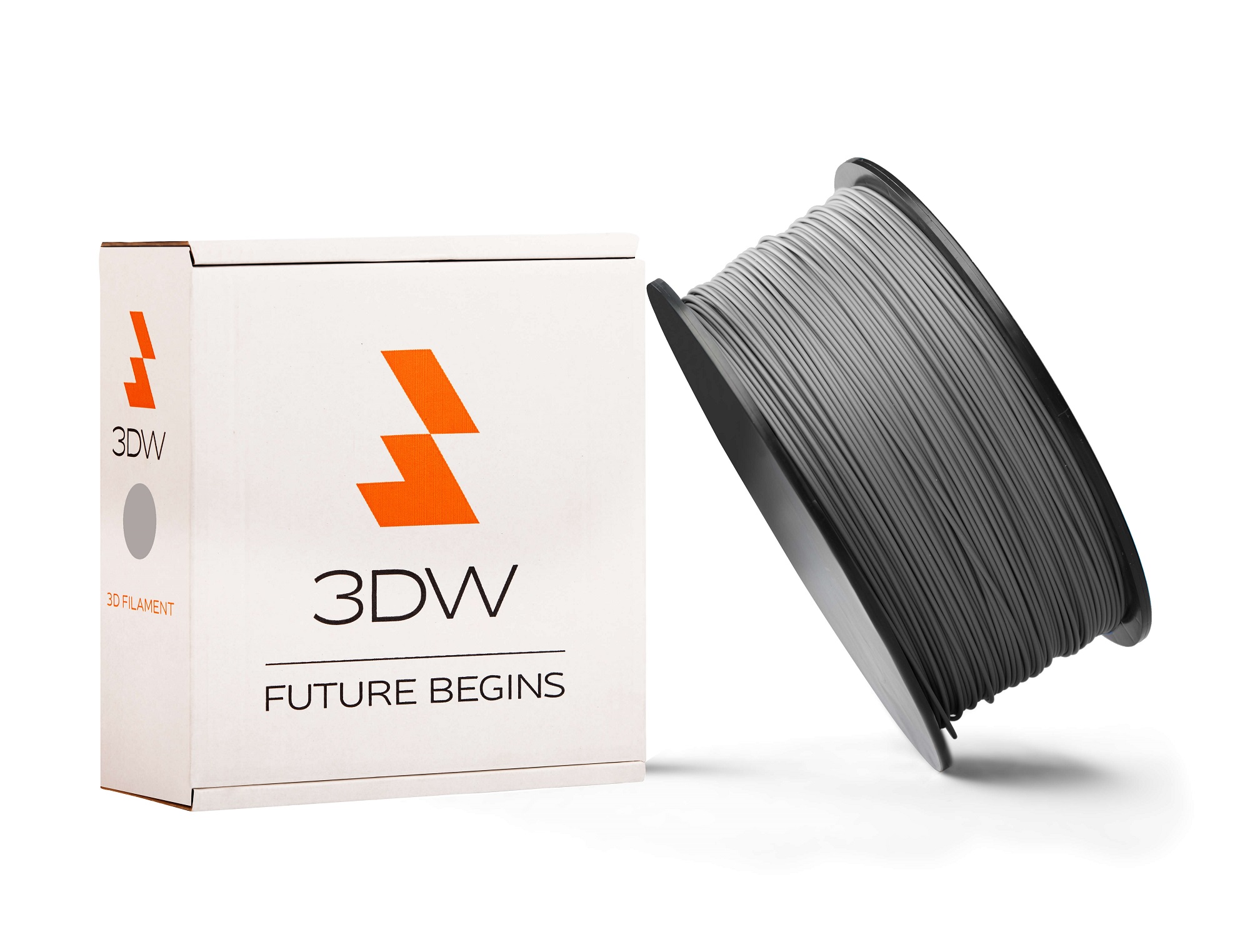Tisková struna 3DW (filament) PLA, 1,75mm, 0,5kg, stříbrná, 190-210°C