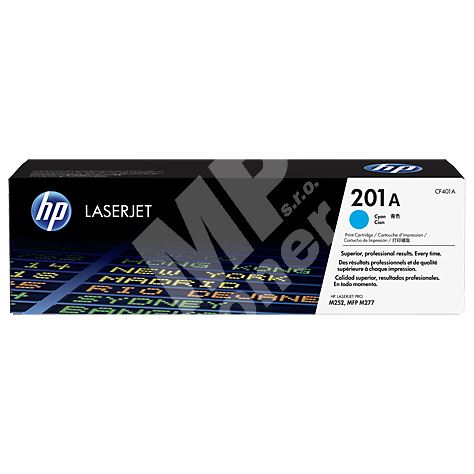 Toner HP CF401A, cyan, 201A, originál 1
