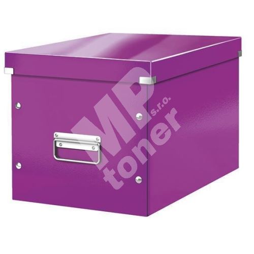 Krabice Click & Store, fialová, velká, čtvercová, LEITZ 1
