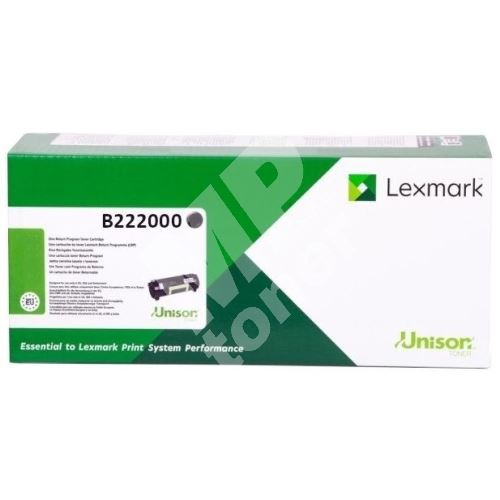 Toner Lexmark B222000, black, originál 1