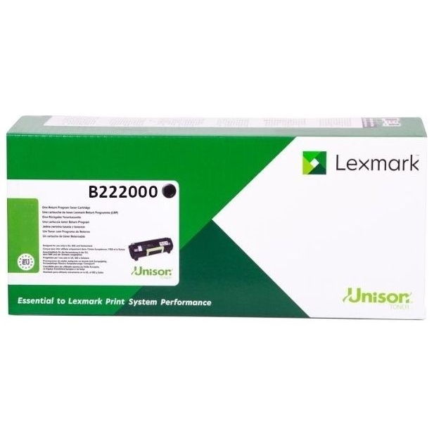 Toner Lexmark B222000, MB2236, B2236, MB2236adw, black, originál
