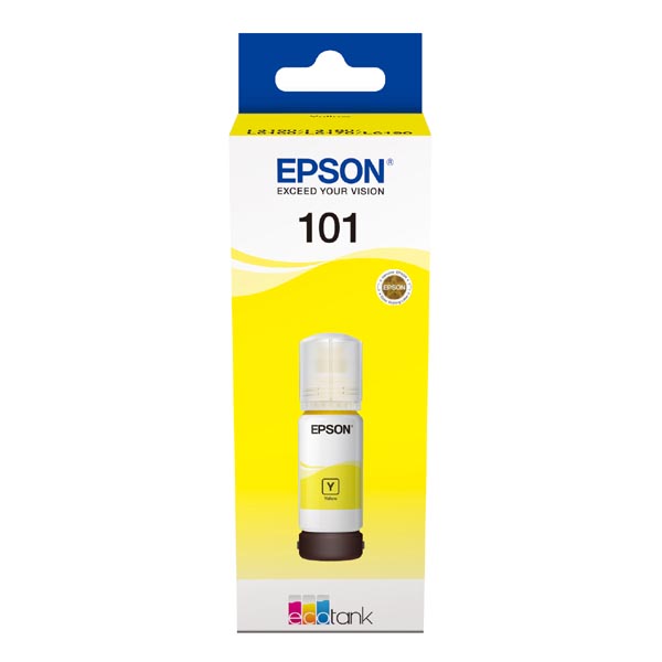 Inkoustová cartridge Epson C13T03V44A, L4150, L4160, yellow, 101, originál
