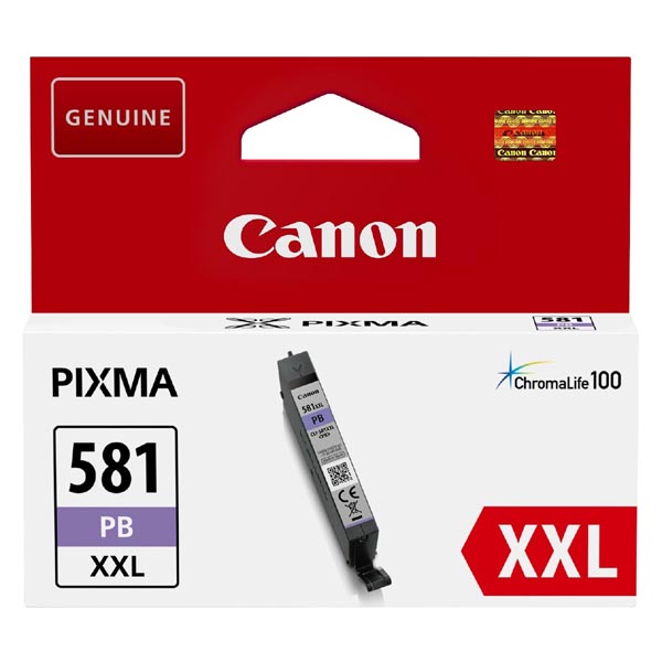 Inkoustová cartridge Canon CLI-581PB XXL, Pixma TS8151, 1999C001, photo blue, originál
