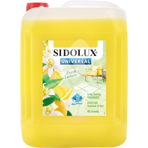 Univerzální čistič na povrchy a podlahy Sidolux Universal Fresh Lemon, 5 l 1