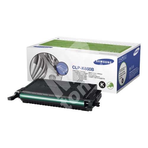 Toner Samsung CLP-K660B/ELS, ST906A, black, originál 1