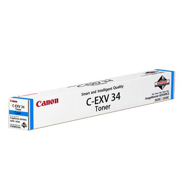 Toner Canon CEXV34C, iR-C2020/2030, cyan, 3783B002, originál