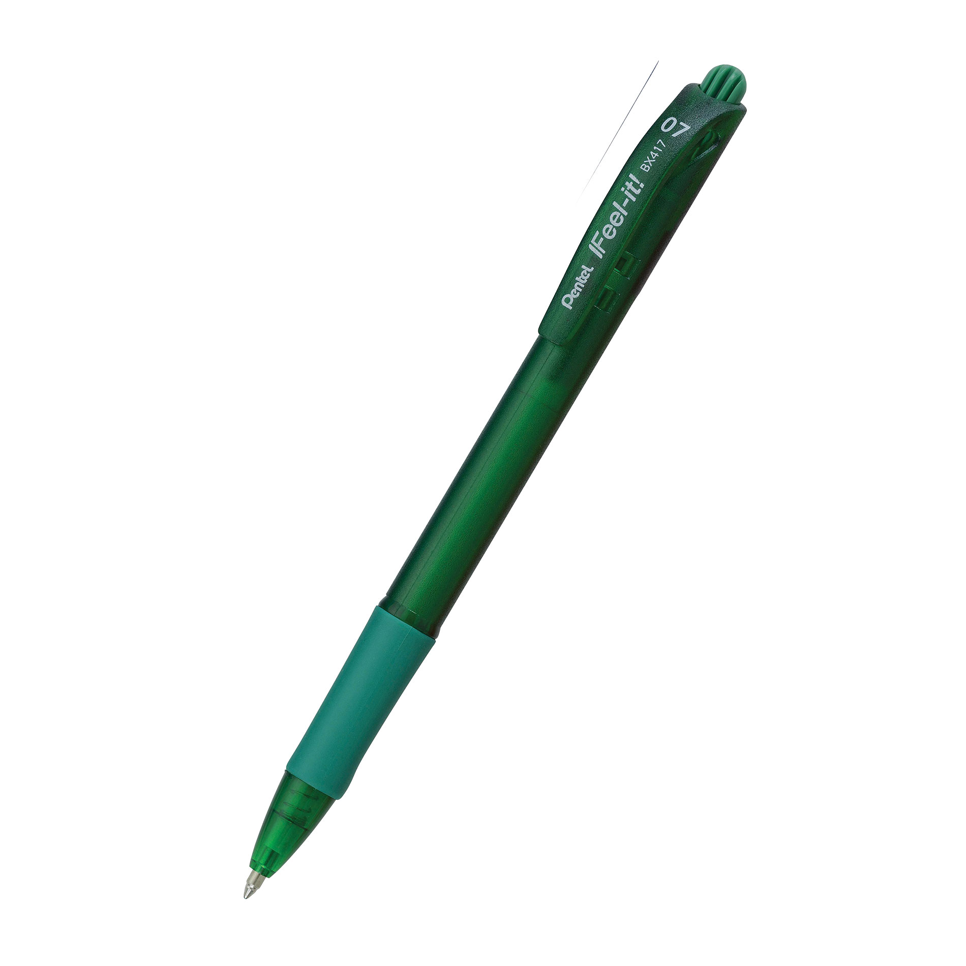 Kuličkové pero Pentel iFeel-It! BX417, 0,7mm, zelené