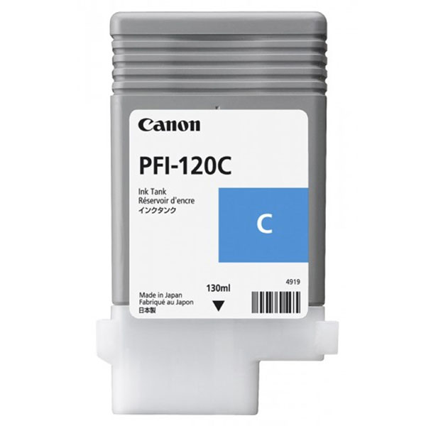 Inkoustová cartridge Canon PFI-120C, TM-200, 205, 300, 305, cyan, 2886C001, originál