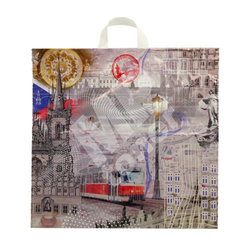 Taška igelitová Praha, 53 x50cm 1