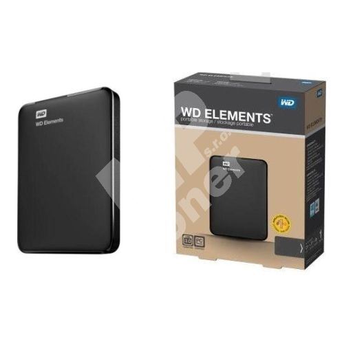 WD Elements 1TB Portable USB, Externí HDD 2.5" USB 3.0, černý 1