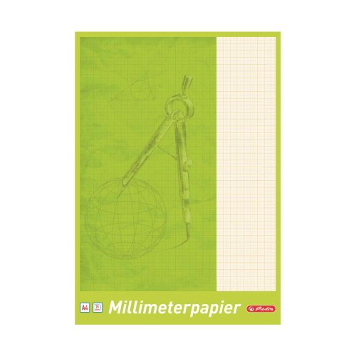 Milimetrový papír Herlitz A4, 25 listů