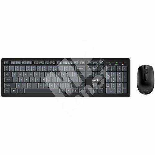 Sada klávesnice s bezdrátovou myší Genius Smart KM-8200, CZ/SK, černá 1