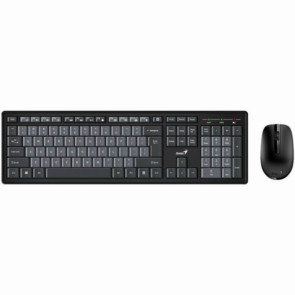 Sada klávesnice s bezdrátovou myší Genius Smart KM-8200, CZ/SK, černá