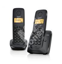 Bezšňůrový telefon Gigaset A120 DUO, černý 1