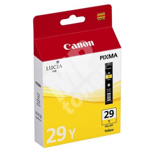 Cartridge Canon PGI-29Y, 4875B001, yellow, originál 1