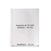 Prospektový obal Concorde A4, 55mic, 100ks, hladký
