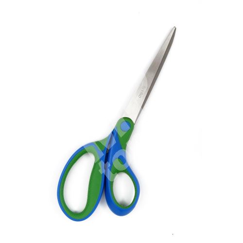 Nůžky kancelářské Spoko Comfort, 21 cm, asymetrické, zeleno-modré 1