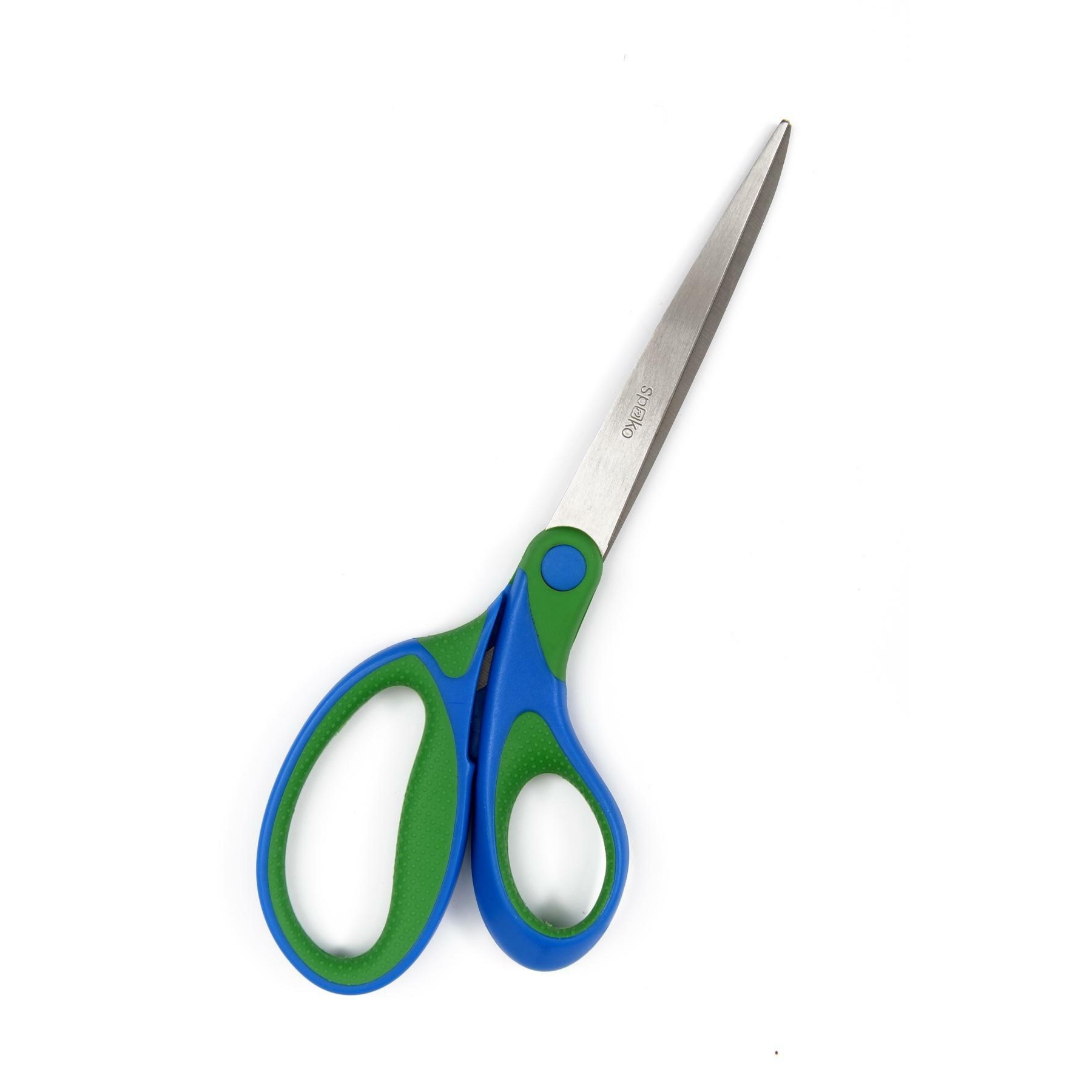 Nůžky kancelářské Spoko Comfort, 21 cm, asymetrické, zeleno-modré