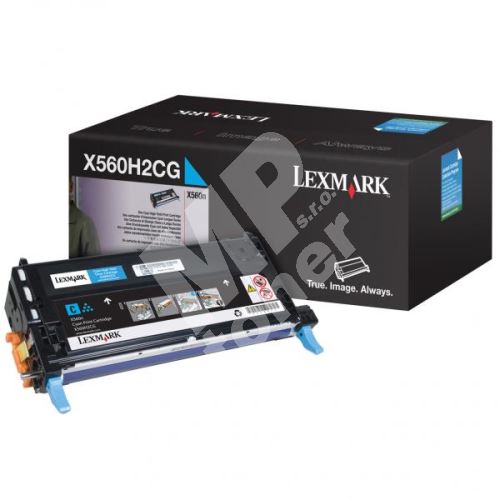 Toner Lexmark 0X560H2CG X560N modrá originál 1