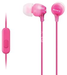 Sony sluchátka MDR-EX15AP, handsfree, růžové 1
