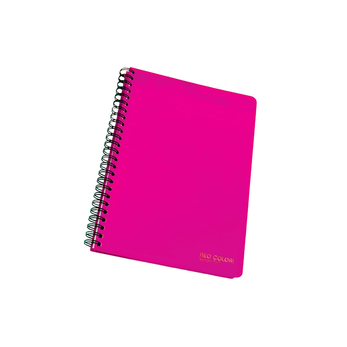 Blok spirálový Neo Colori A5, růžový, linka, 70 listů