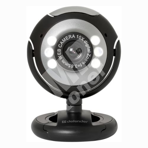 Web kamera Defender C-110, 0.3 Mpix, USB 2.0, černo-šedá 1